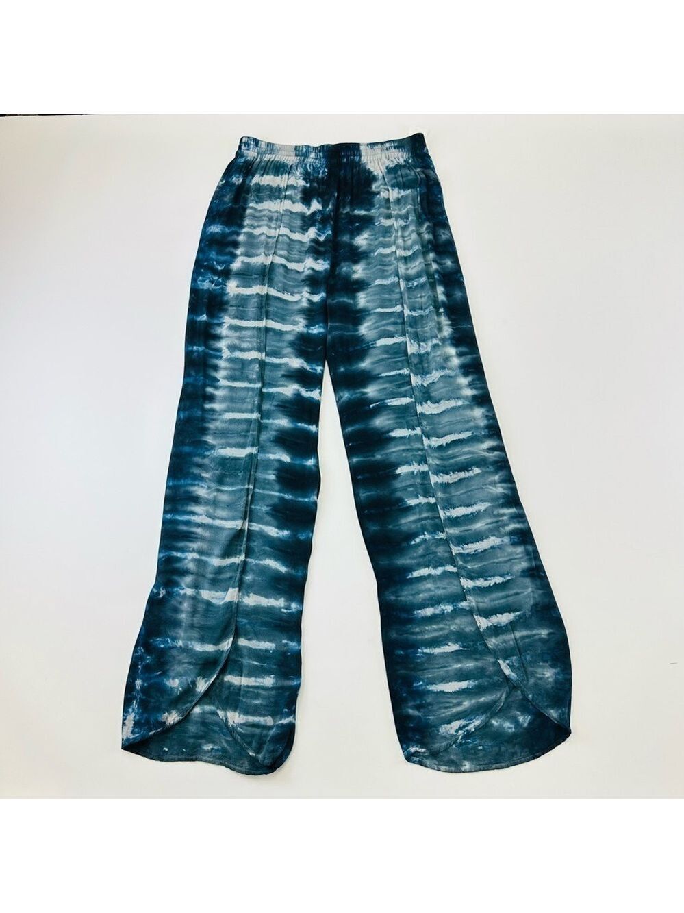 Young Fabulous Broke Palms split leg Flowy Festival pull on pant Size Medium